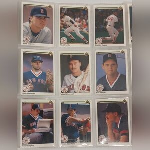 1990 Upper Deck Boston Red Sox Team Set 25 Cards